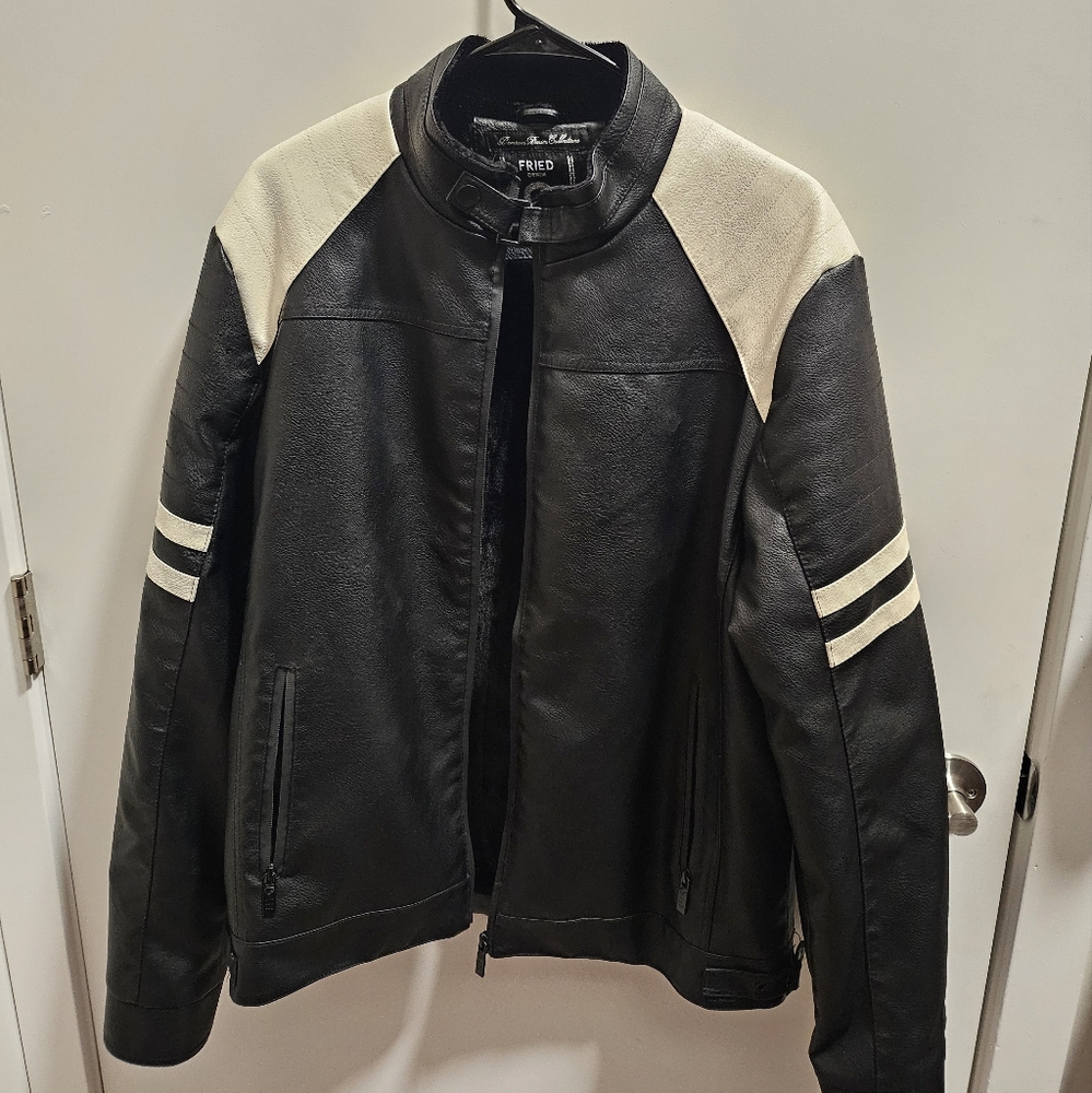 Black And White Casual Fall Jacket